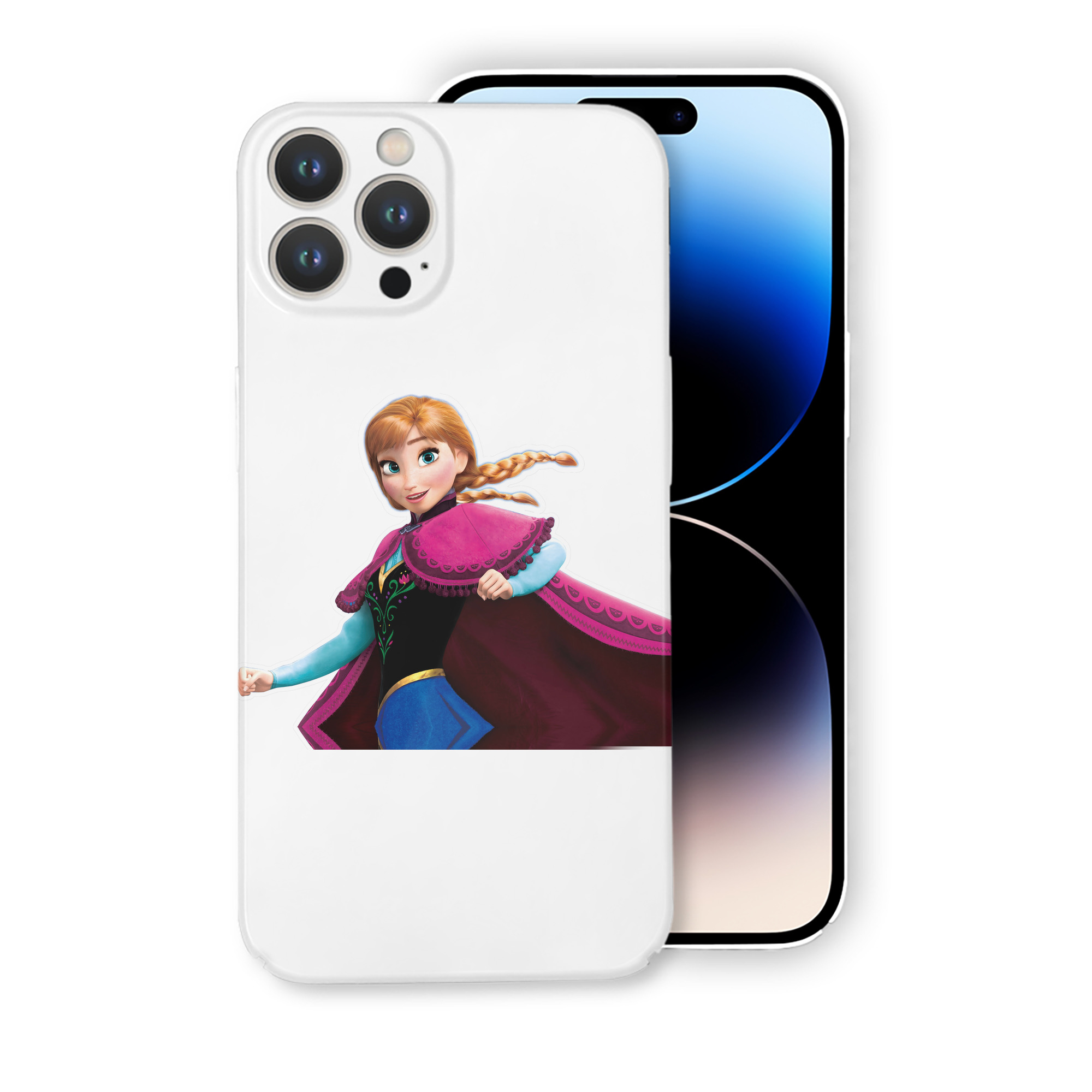 （画像用） アナと雪の女王 アンナ エルサ Frozen Anna Elsa 【iPhone 14シリーズ対応】ハードケース